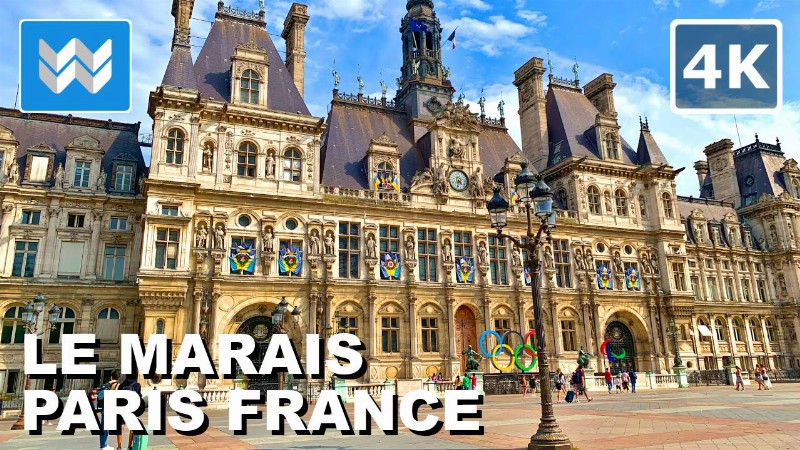 image 0 [4k] Le Marais In Paris France 🇫🇷 2022 Walking Tour & Travel Guide 🎧 Binaural Sound