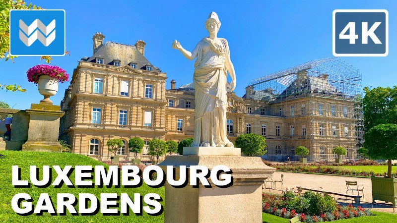 image 0 [4k] Luxembourg Gardens In Paris France 🇫🇷 2022 Walking Tour & Travel Guide 🎧 Binaural Sound