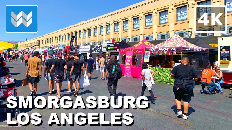 image 0 [4k] Smorgasburg Market In Row Dtla Downtown Los Angeles California 2022 Walking Tour & Travel Guide