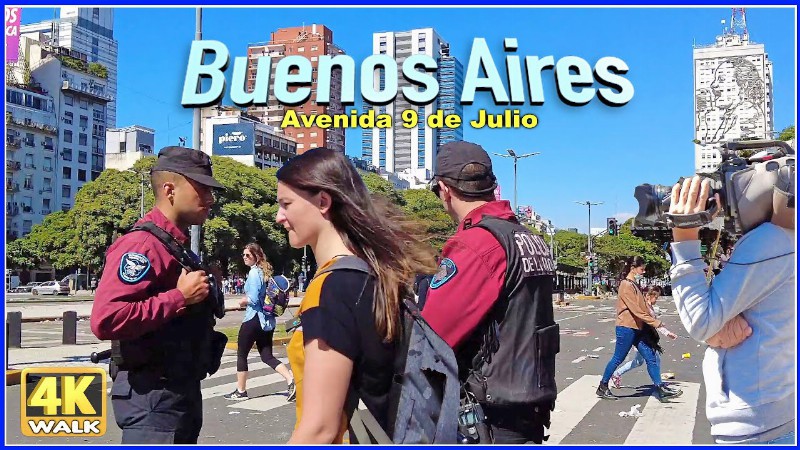 【4k】walk Buenos Aires Argentina On A Different Special Day