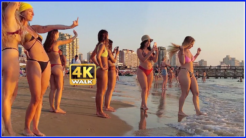 image 0 【4k】walk Enjoy Beach In Punta Del Este Uruguay Travel Vlog