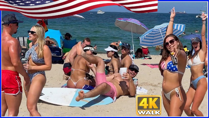 image 0 【4k】walk Fort Lauderdale Las Olas Beach Florida Usa 4k Video