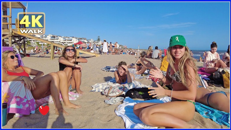 image 0 【4k】walk In Uruguay Bikini Beach Punta Del Este Amazing
