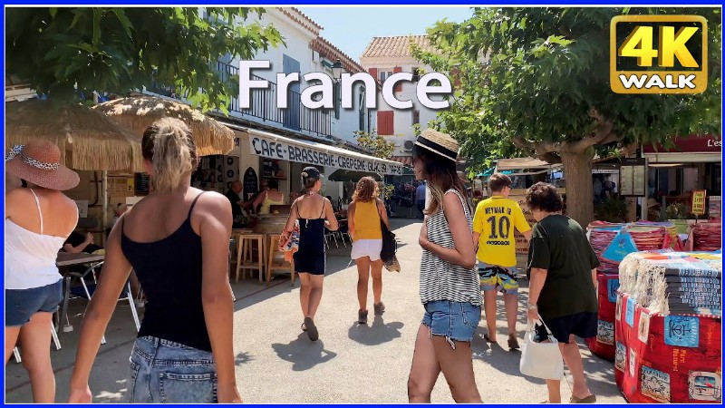 image 0 【4k】walk Provence France Saintes-maries-de-la-mer