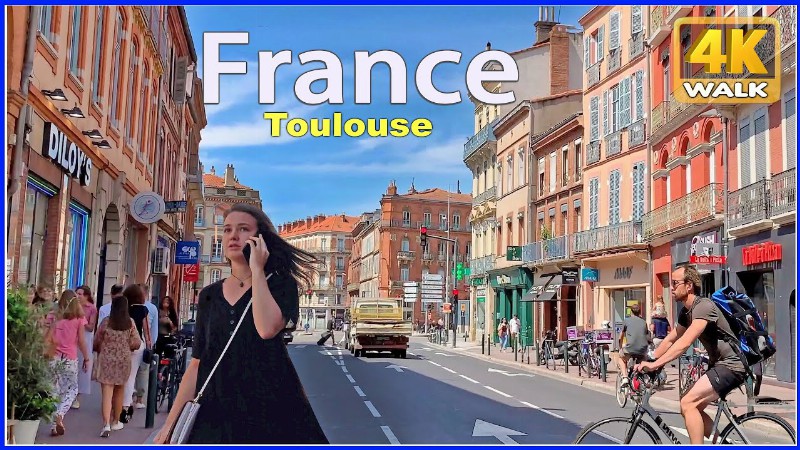 image 0 【4k】walk Toulouse France - Saint-Étienne - Travel Vlog