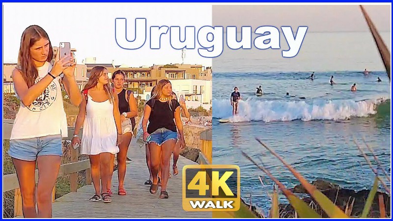 image 0 【4k】walk Uruguay : The Beach Vlog At La Barra De Maldonado