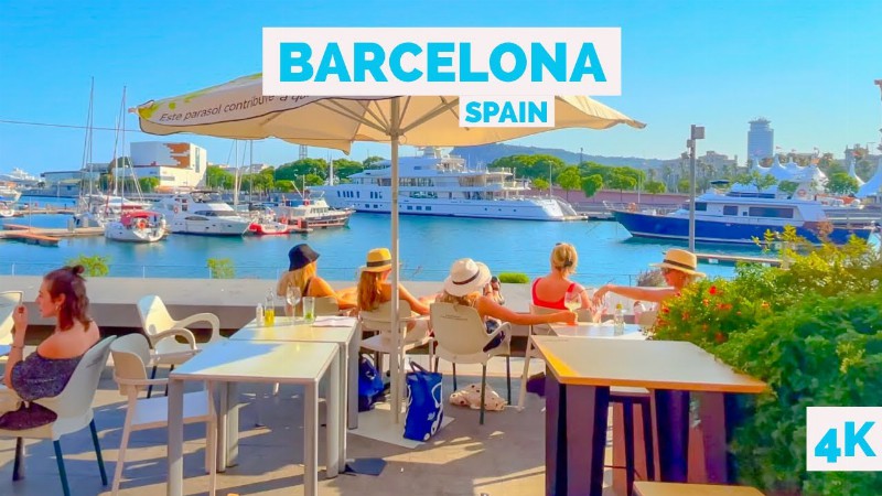 image 0 Barcelona Spain 🇪🇸 - Barceloneta Beach - 4k-hdr Walking Tour (▶95min)