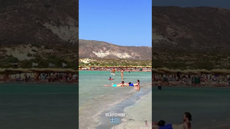 image 0 Crete Greece 🇬🇷 : Elafonisi Beach : Best Beaches In Greece : Shorts