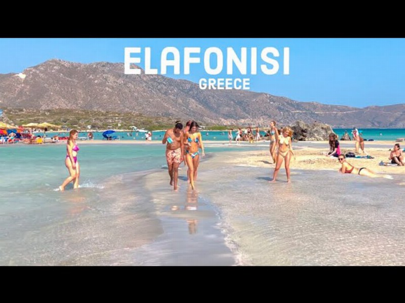 image 0 Elafonissi Greece 🇬🇷 - Summer 2021- Beach Walk - Crete Island 🏖