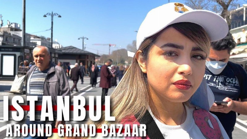 Istanbul 2022 29 March Around Grand Bazaar Walking Tour :4k Uhd 60fps