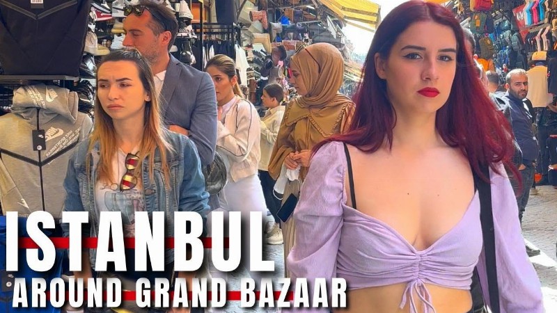 image 0 Istanbul 2022 Around Grand Bazaar 26 April Walking Tour:4k Uhd 60fps