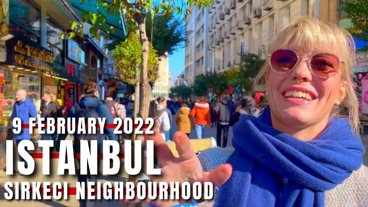 image 0 🇹🇷 Istanbul 2022 Sirkeci Walking Tour 9 February:4k Uhd 60fps