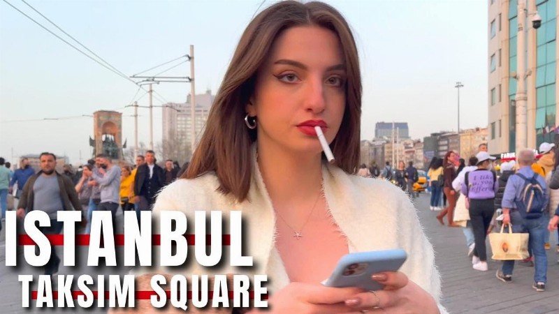 image 0 Istanbul 2022 Taksim Square Walking Tour 2 April:4k Uhd 60fps