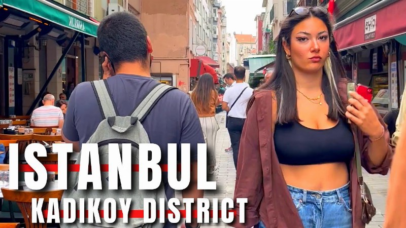 Istanbul Kadikoy District 14 September 2022 Walking Tour:4k Uhd 60fps