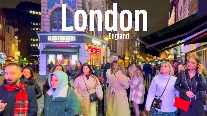 image 0 London Uk 🇬🇧- Late Night Chaos March 2022 - 4k -hdr Walking Tour