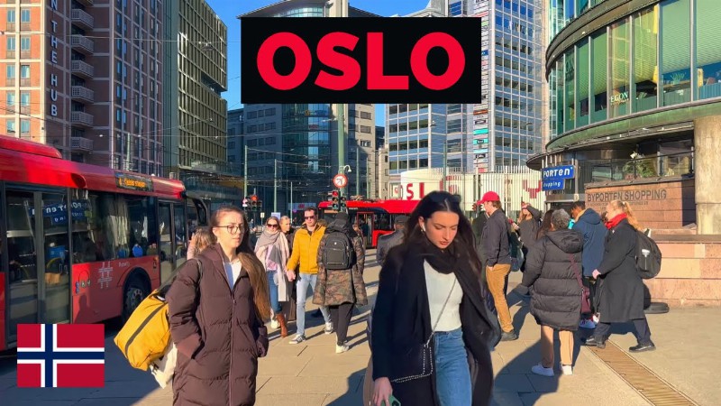 Oslo Norway 🇳🇴- April 2022 - 4k-hdr Walking Tour - (▶137min)