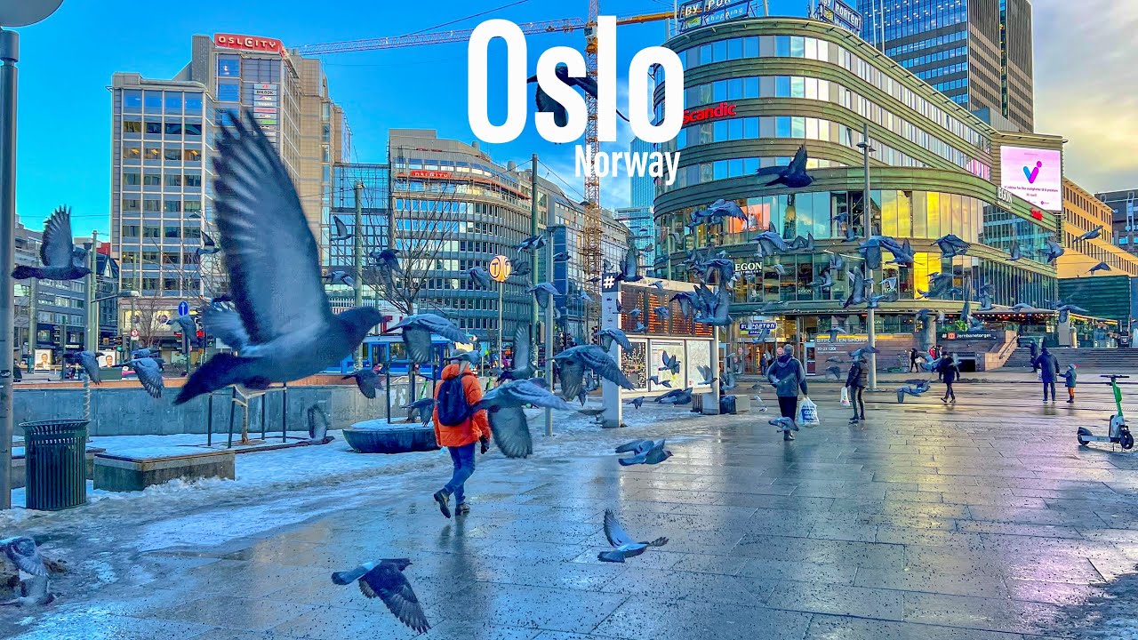 image 0 Oslo Norway 🇳🇴- February 2022 - 4k-hdr Walking Tour - (▶91min)
