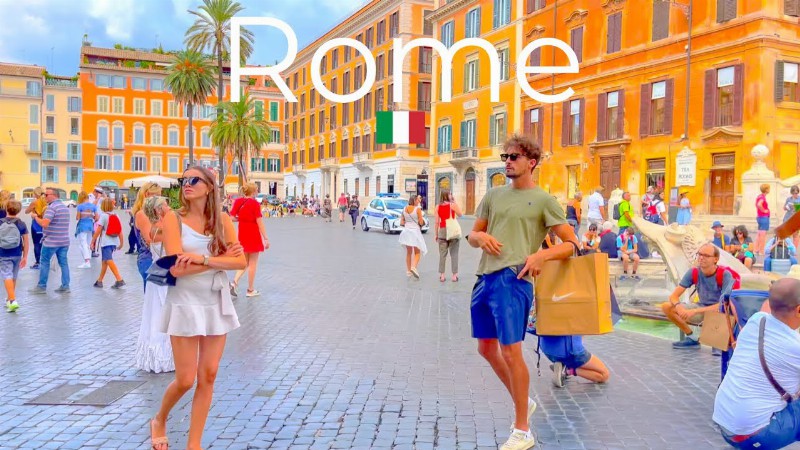 image 0 Rome Italy 🇮🇹 - Summer Walk ☀️ - 4k-hdr Walking Tour (▶115min)