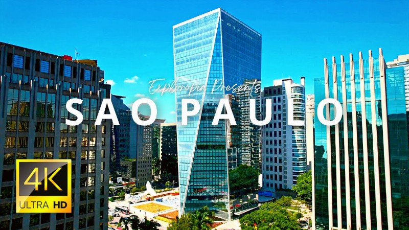 São Paulo Downtown Brazil 🇧🇷 In 4k 60fps Ultra Hd Video By Drone