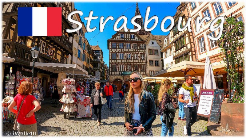 image 0 🇫🇷 Strasbourg France Relaxing Impression  🏙 4k Walk Asmr☀️ 🇫🇷 (sunny Day)