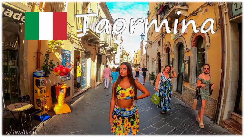 image 0 🇮🇹 Taormina 🏙 4k Summer Walk ☀️ Italy Sicily 🇮🇹 (sunny Day)